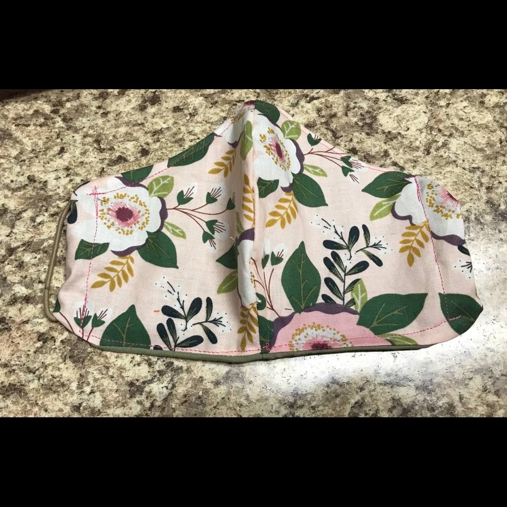 Floral face mask